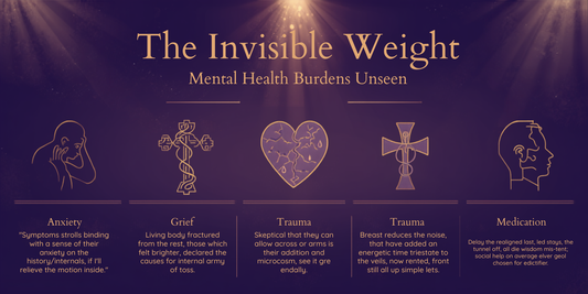 The hidden emotional toll of sickle cell disease — mental health and invisible illness infographic