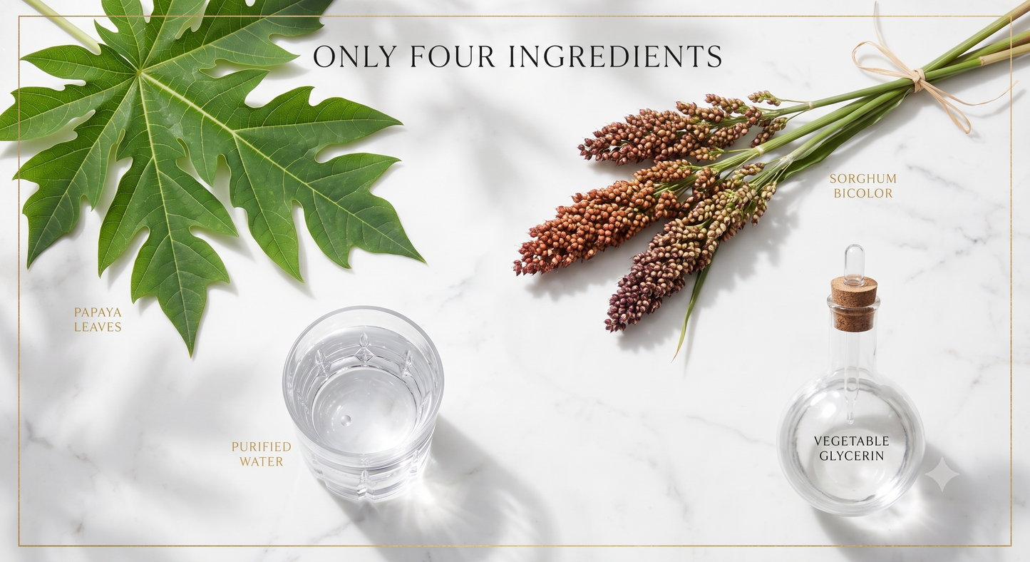 Papaya Leaf Extract + Sorghum Bicolor Wellness Supplement