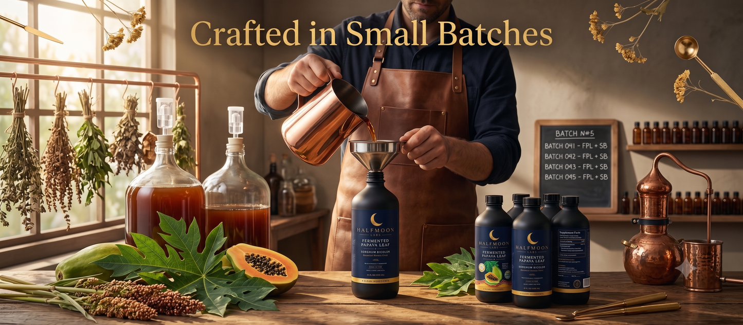 Papaya Leaf Extract + Sorghum Bicolor Wellness Supplement
